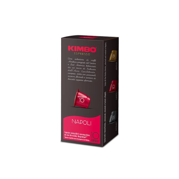 100 Capsule Kimbo Caffè miscela Napoli compatibili Nespresso