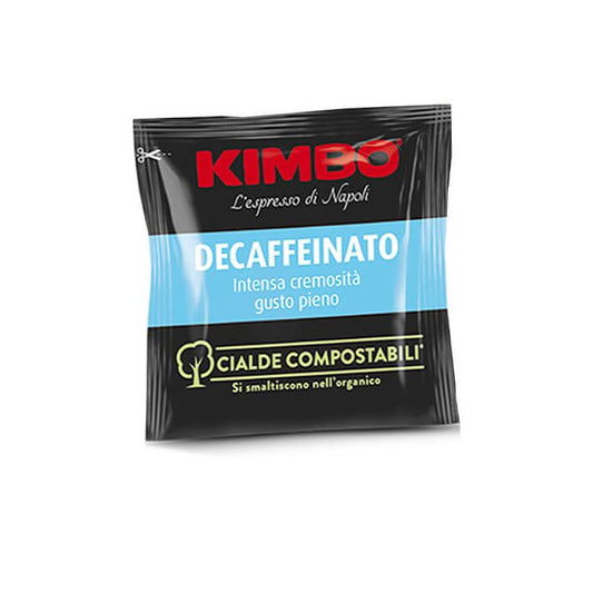 100 Cialde Compostabili Kimbo Caffè Miscela Decaffeinato