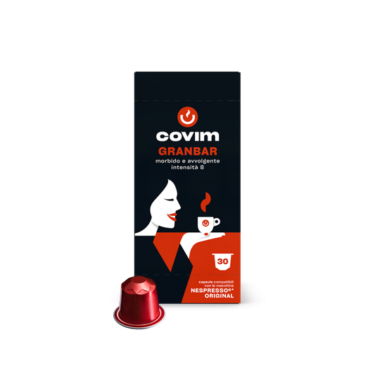 120 capsule in alluminio Covim Pressò Granbar compatibili Nespresso